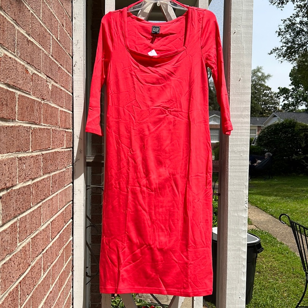 GAP transitional season midi dress